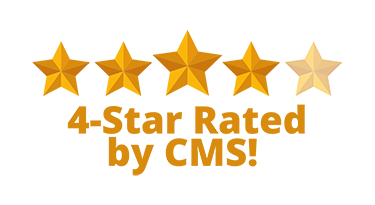 4-star rated by CMS icon